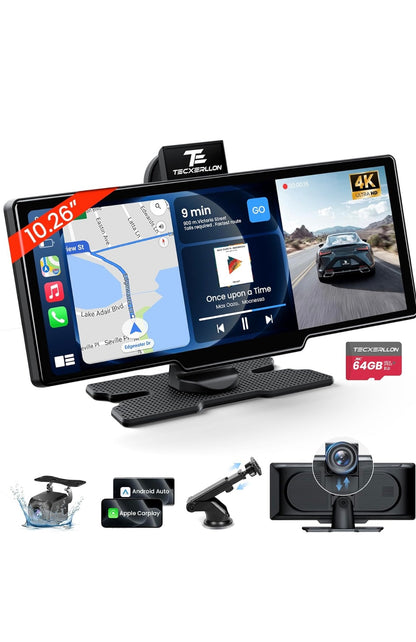 DriveScreen Pro - 4K Dashcam & CarPlay Display